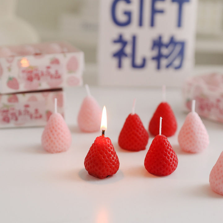 Creative%20strawberry%20fruit%20shaped%20candles%20wedding%20ceremony%20with%20hand%20shooting%20props%20decoration%20-%20Image%202