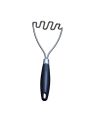 (E).  Potato Masher - Stainless Steel Wire Kitchen Tool for Mashing Vegetable, Food, Bean, Avocado - Dishwasher Safe - Small. 