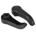 2pcs for Renault Clio MK2 Car Seat Adjust Lever Handle Pull Handles Interior Hand Seat Tilt Pull Set Dark Grey. 