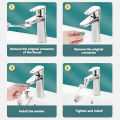 1440 °Swivel Robotic Arm Swivel Extension Universal Faucet Aerator Kitchen Sink Faucet Extender Mixer Tap Nozzle Water Flow Mode.