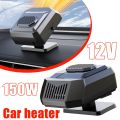 Portable 12V Car Heater Defrost Demister Two Speed Adjustment Heating System With Air Purifier Multi Function Winter Warmer.