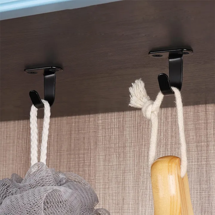 5PCS%20Ceiling%20Hooks%20Stainless%20Steel%20For%20Under-Shelf%20Towel,%20Heavy%20Hanging%20Ornament%20Hooks%20Top%20Hangers%20For%20Plant%20Cloth%20Home%20Hardware%20-%20Image%202