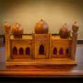 Badshahi Masjid -Decorated piece Wooden Pakistan Historical Landmarks Models. 