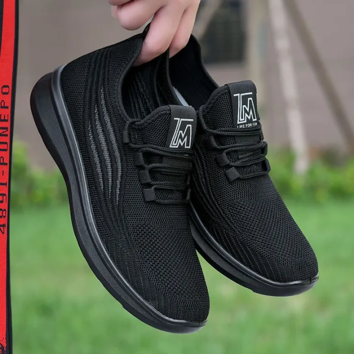 Men's Casual Sneakers Summer Breathable Flat Shoes Lightweight ...