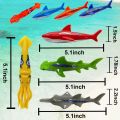 Summer Diving Training Toys Torpedos Sharks Octopus Underwater Water Games Training Swimming Pool Set Toys For kids.