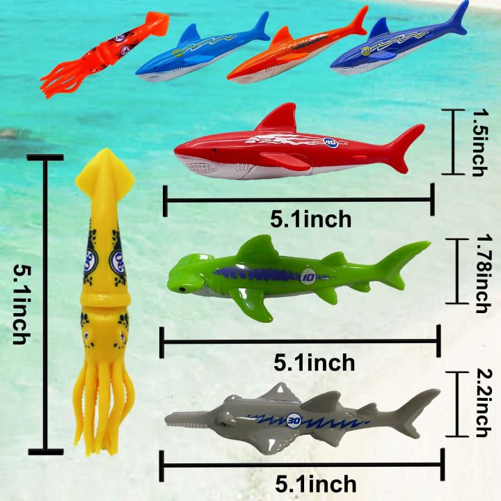 Summer%20Diving%20Training%20Toys%20Torpedos%20Sharks%20Octopus%20Underwater%20Water%20Games%20Training%20Swimming%20Pool%20%20Set%20Toys%20For%20kids%20-%20Image%207