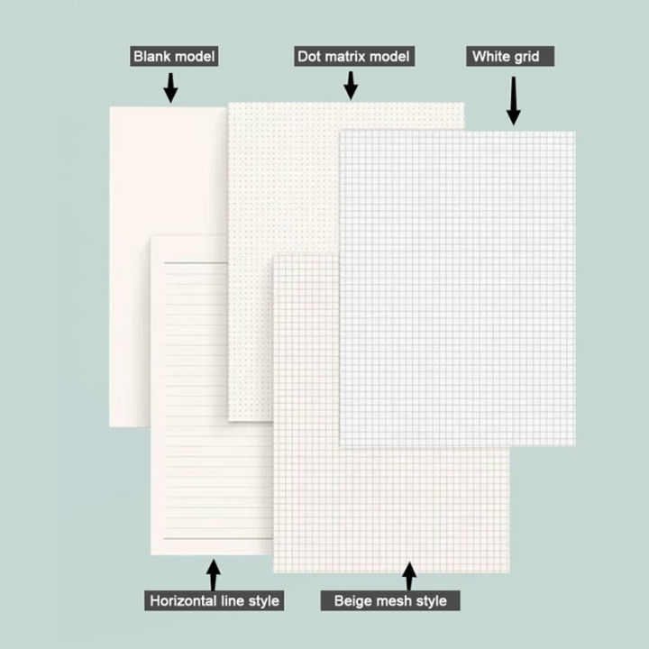 A4/A5/B5%2060%20Sheet%20Refillable%20Paper%20Lined/Blank/Dotted/Gird%20Refill%20Loose%20Leaf%20Filler%20Writing%20Supplies%20for%20Binder%20Journal%20Notebook%20-%20Image%207