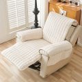 1Seater Recliner Sofa Covers Flannel Plush Armchair Slipcovers with Pockets Relax Recliners Sofa Mat Chair Cover Home. 