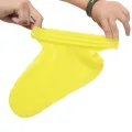 1 Pair Waterproof Non-slip Silicone Shoe High Elastic Wear-resistant Unisex Rain Boots for Outdoor Rainy Day Reusable Shoe Cover. 