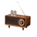 Wireless Bluetooth Speaker FM Retro Radio Subwoofer Memory Card U Disk High Quality Indoor MP3 Portable Speaker Home. 