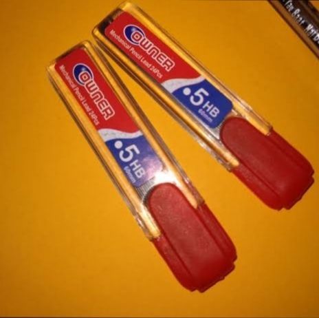 mechanical clutch pencil leads 0.5 mm 2 tubes refills