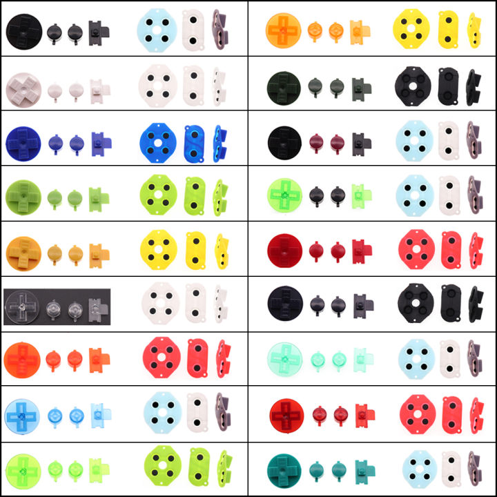 1set Rubber Conductive D-pad Buttons for GameBoy Classic for GB DMG A B ...