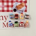 8pcs Refrigerator Magnets, Kawaii Cartoon Food Fridge Magnets, Cute Decorative Magnets Personalized Fridge Magnet Locker Cabinet. 