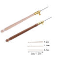 1set French embroidery crochet DIY hand cross stitch cotto crochet 3 needles.