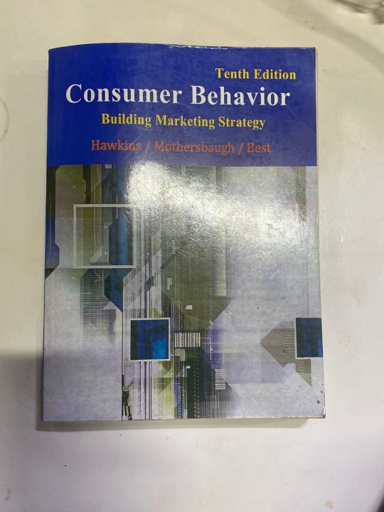 CONSUMER BEHAVIOUR 10th EDITOTBY HAWKINS MOTHERSBAUGH