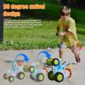 2024 New Crazy Jumping Car Toy - Remote Control Car with Headlights and Music, Fast Stunt RC Trucks, Double Sided Toy Train for Boys Girls. 