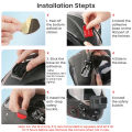 Flat Curved Adhesive Mounts Sticker Mount for  13 12 11 10 Insta 360 X5 X4 SJCAM  Action 5 Pro Camera Go Pro Accessories. 