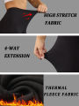 Women's Thermal Fleece Lined Leggings. Super Soft Low Rise Design Perfect for yoga, Running and Winter Activities. 