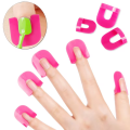LULAA 26Pcs Nail Polish Guard Soft Shield Skin Cuticle Bagged Protector for Women French Stamp Painting Spill Proof Manicure. 
