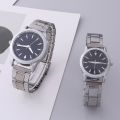 Fashion Couple Quartz Wristwatch Luxury Women Stainless Steel Quartz Wrist Watches Women Business Casual Wristwatches. 
