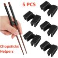 5 PCS Reusable Chopsticks Helpers Training Chopstick Hinges Connector Practice Chopstick Helper for Adult Kid Beginner Traniner.