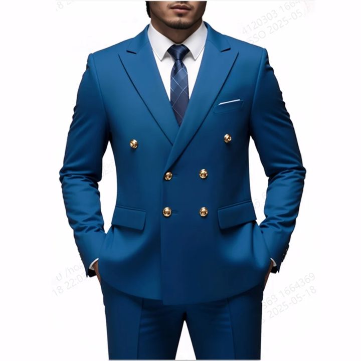 Men%20Double%20Breasted%20Suit%20Black%20Slim%20Fit%20High%20Quality%20Wedding%20Costume%20Party%20Prom%20Gold%20Button%20Male%20Suits%20-%20Image%203