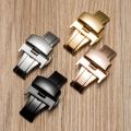 16mm 18mm 20mm 22mm 24mm Butterfly Deployment Buckle Automatic Stainless Steel Clasp for Watch Band  Replace Clasp with Tool. 