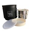 Lunch box for office/ warm lunch box with salad/raita box. 