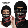 3D Funny Mask Motorcycle Face Cover Ski Mask Joker Skull Balaclava Headgear Outdoor Hiking Camping Neck Gaiter Bandana Scarf Men. 