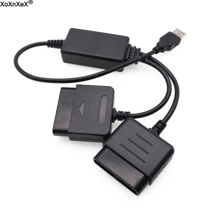 For Sony PS2 PlayStation Dualshock2 Joypad GamePad To PS3 PC USB Controller Converter Adapter Cable Without Driver 1 in 1,1 to 2