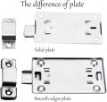 Stainless steel towal bolt with screw door lock kundi automatic button size 4 inch. 