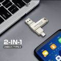 TYPE C USB Flash Drive OTG 2 IN 1 USB Stick 3.0 Pen Drive 64GB  Pendrive Memory Disk. 