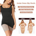 Anti Chafing Slip Short Women High Waist Safety Boyshort Invisible Under Dress Seamless Underwear Cool Smooth Control Panty 2PCS. 