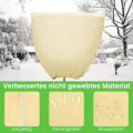 Thick Plant Protection Winter Bag Breathable Tear-Resistant Frost Protection Plant Covers with Zip Drawstring for Olive Tree. 