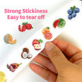 500PCS creative fruit roll stickers for decorating phone cases, laptops, suitcases, DIY waterproof stickers. 