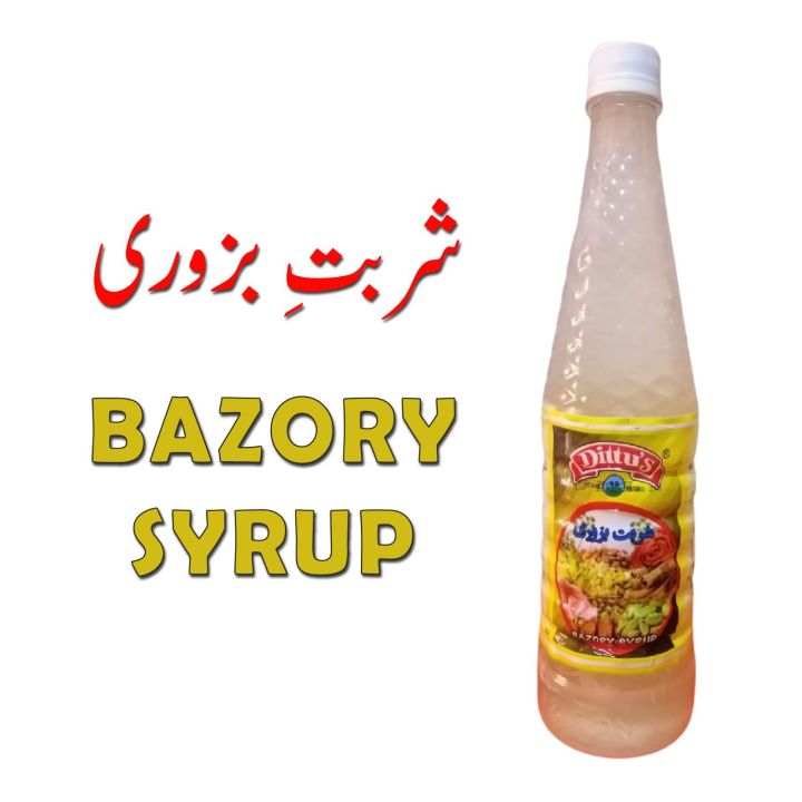 Sharbat Bazoori (Bazory) By Dittu 900ml - Sharbat-E-Bazori -