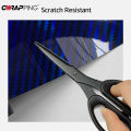 Laser Blue Carbon Fiber Car Stickers Glossy Holographic Color Change Film Self-Adhesive Vinyl Car Wrap Cover Air Release Foil. 