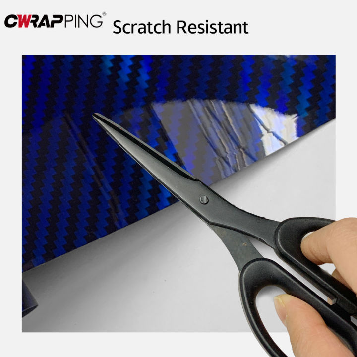 Laser%20Blue%20Carbon%20Fiber%20Car%20Stickers%20Glossy%20Holographic%20Color%20Change%20Film%20Self-Adhesive%20Vinyl%20Car%20Wrap%20Cover%20Air%20Release%20Foil%20-%20Image%203