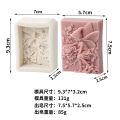 3D Flower Fairy Silicone Soap Mold Angel Girl Design With Rose Butterfly DIY Handmade Soap Candle Crafts Easy Release Cleaning.