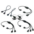 Motherboard RGB SYNC Splitter, 12V 4Pin RGB / 5V 3Pin ARGB SYNC HUB Transfer Extension Cable For M/B  GIGABYTE MSI. 