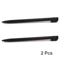 2PC Touch Pen for NDSL Stylus Replacements for DS Lite Screen Hand Write Spare Parts Tool for NDS Lite Stylus Black Pen.