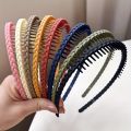 New Style Toothed Anti-slip Hair Band for Women Hair Pressing Card Hair Bundle Hair Braid Plastic Special for Washing Face. 