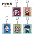 Anime Jujutsu Kaisen Acrylic Keychain Yuji Itadori Naoya Zenin Yuta Okkotsu Megumi Fushiguro Choso Keyring Cosplay Accessories. 