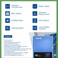 Anenji Imported Hybrid off grid Solar Inverter 6.2kw. 