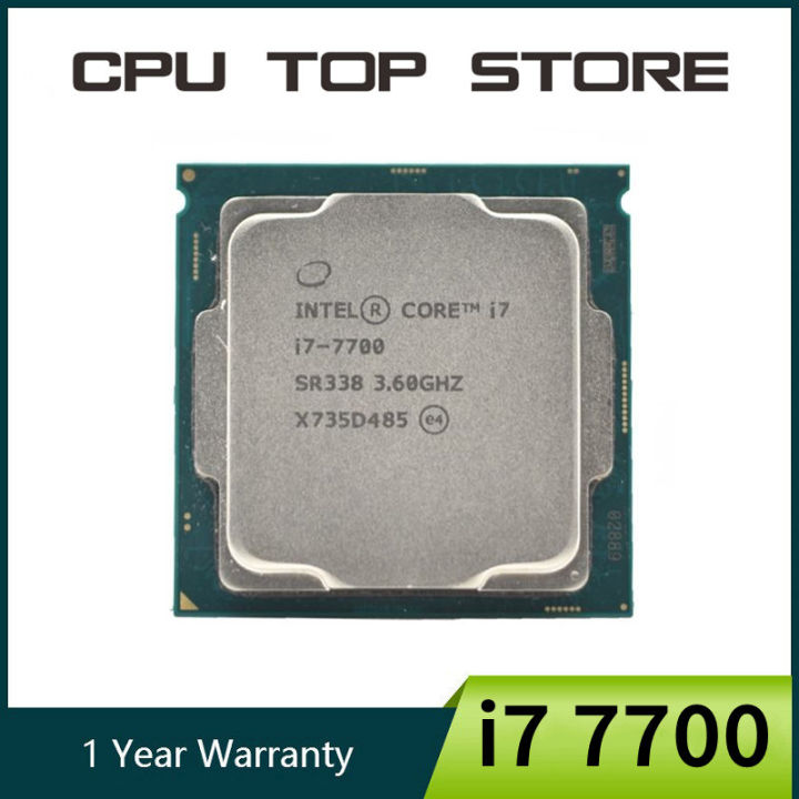 Intel Core I7 7700 Processor 3.6GHz Quad-Core Eight-Thread 8M Cache 65W LGA 1151 CPU for Desktop