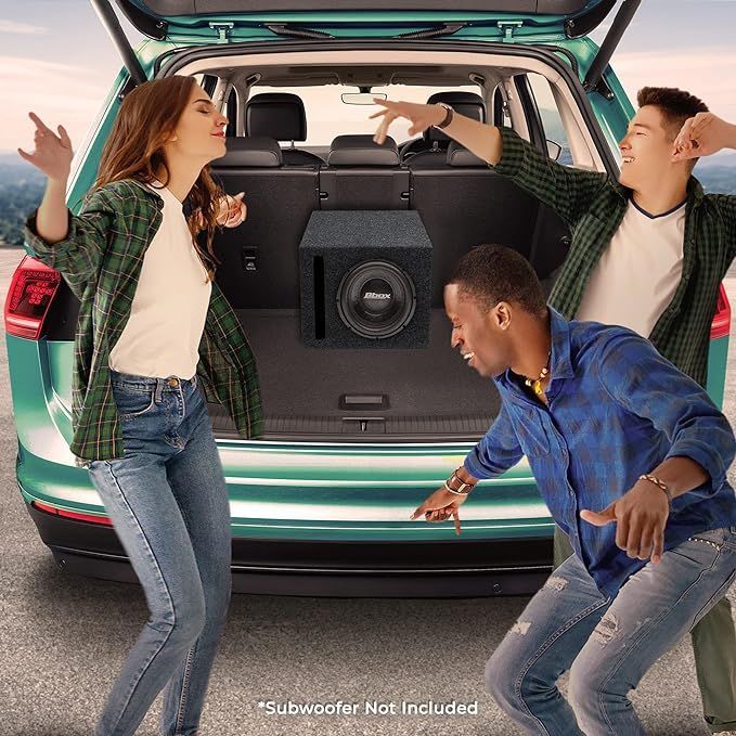 8%20inch%20Vented%20Enclosure%20Carpeted%20Car%20Subwoofer%20Speaker%20Box%20-%20Improves%20Audio%20Quality,%20Sound%20and%20Bass%20-%20High%20Grade%20MDF%20Construction%20-%20Image%206