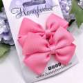 pack of 4  Elegant Satin Bow Hair Clips For Girls  Cute Hair Accessoires Ribbon Woman. 