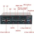 multi functional card reader for your computer all in one card reader and also sata esata hdd reader Black COLOR. 