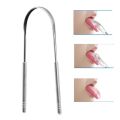 1/2/3PCS Reusable Stainless Steel Useful Tongue Scraper Cleaner Fresh Breath Cleaning Coated Tongue Oral Hygiene Care Tools.