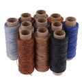 50m/Roll Leather Sewing Flat Waxed Thread Wax String Hand Stitching Craft 150D. 